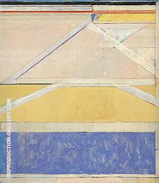 Ocean Park No.126, 1984 by Richard Diebenkorn | Oil Painting Reproduction