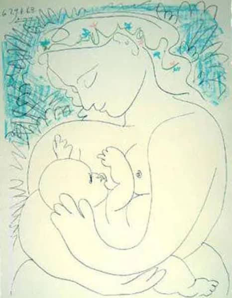 Motherhood by Pablo Picasso | Oil Painting Reproduction