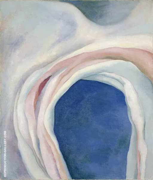 Music Pink and Blue 1 by Georgia O'Keeffe | Oil Painting Reproduction