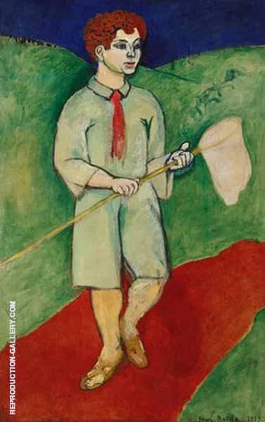 Boy with Butterfly Net 1907 by Henri Matisse | Oil Painting Reproduction
