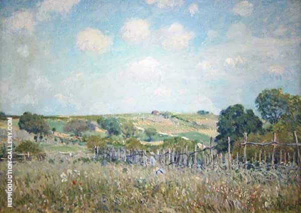 Meadow 1875 by Alfred Sisley | Oil Painting Reproduction