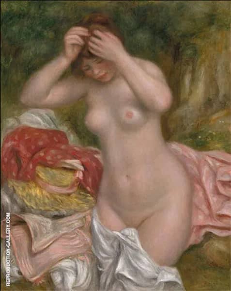 Bather Arranging Her Hair 1893 | Oil Painting Reproduction