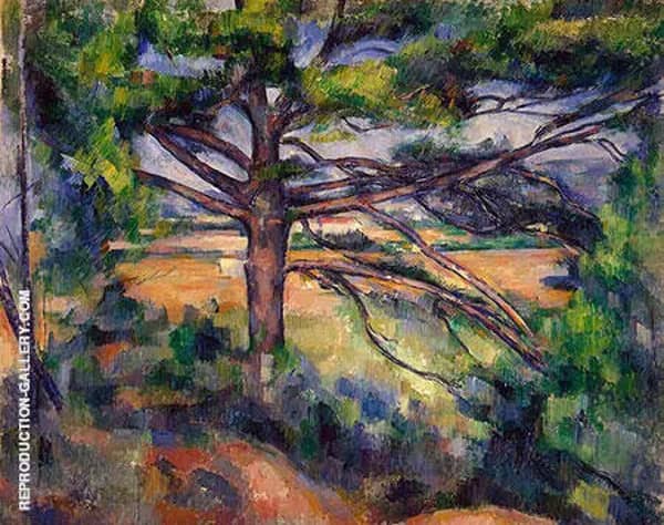 Green Pine Near Aix 1885 by Paul Cezanne | Oil Painting Reproduction