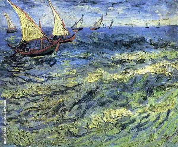 Seascape Saintes Marie 1888 2 | Oil Painting Reproduction