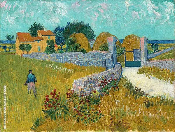 Farmhouse in Provence Arles 1888 | Oil Painting Reproduction