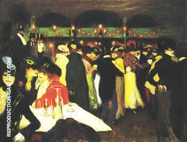 Le Moulin de la Galette 1900 by Pablo Picasso | Oil Painting Reproduction