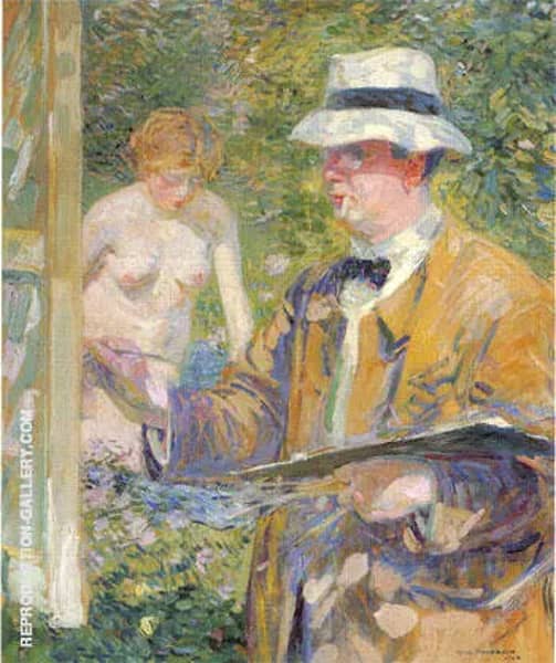 Portrait of Frieseke 1910 | Oil Painting Reproduction