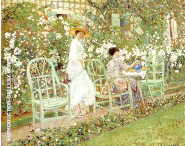 Lilies 1911 by Frederick Carl Frieseke | Oil Painting Reproduction