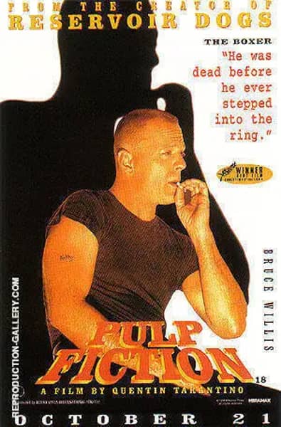 PULP FICTION QUENTIN TARANTINO 1994 | Oil Painting Reproduction