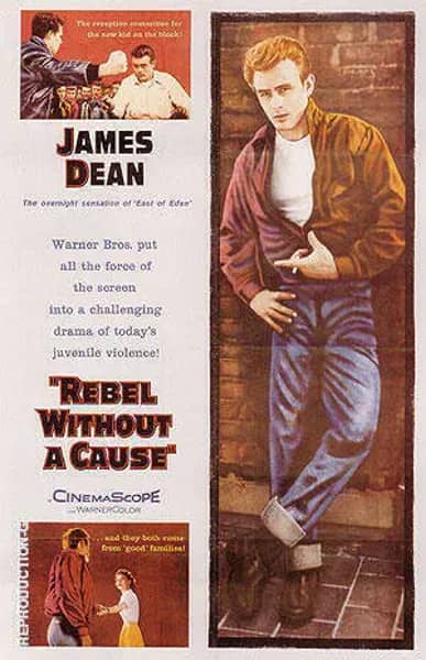 REBEL WITHOUT A CAUSE NICHOLAS RAY 1955 | Oil Painting Reproduction