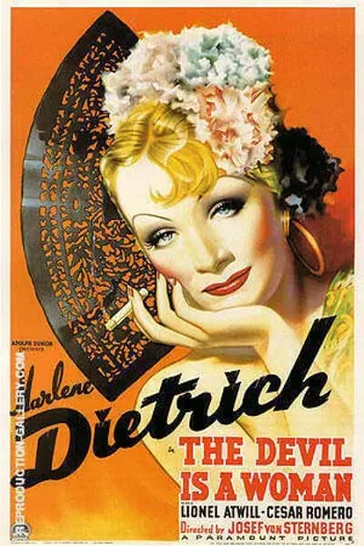 THE DEVIL IS A WOMAN 1935 | Oil Painting Reproduction