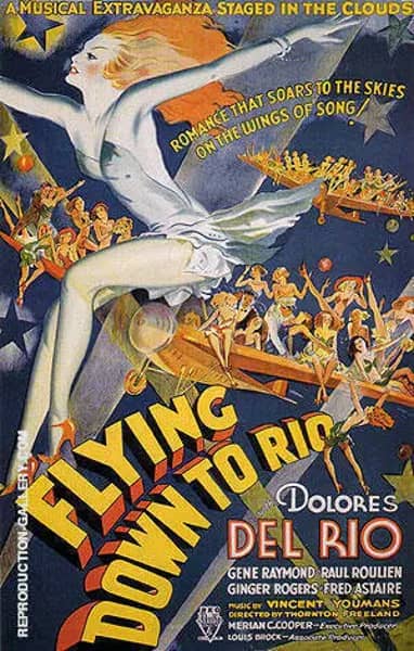 FLYING DOWN TO RIO 1933 | Oil Painting Reproduction