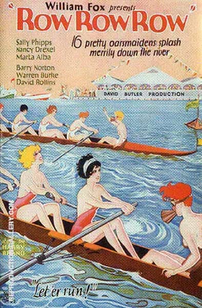Row Row Row, 1928/29 by Sporting-Movie-Posters | Oil Painting Reproduction