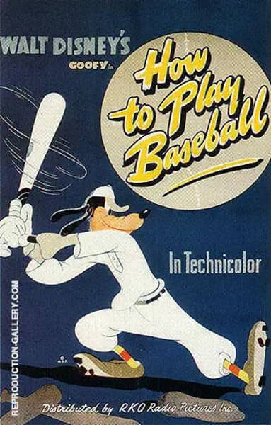 HOW TO PLAY BASEBALL, 1942 | Oil Painting Reproduction