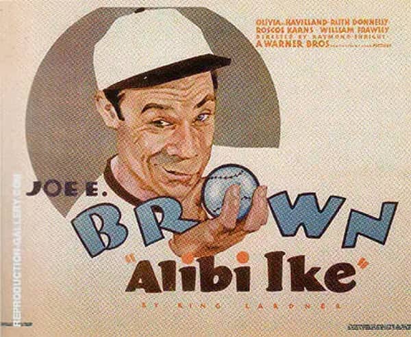 ALIBI IKE, 1935 by Sporting-Movie-Posters | Oil Painting Reproduction