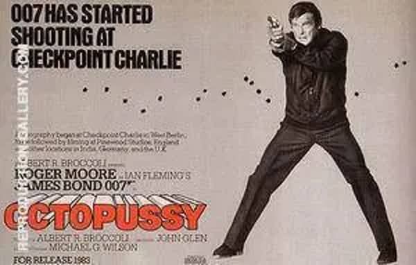 Octopussy II by James-Bond-007-Posters | Oil Painting Reproduction