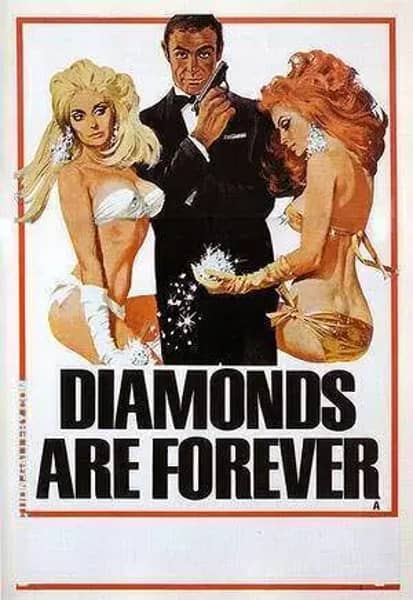 Diamonds Are Forever by James-Bond-007-Posters | Oil Painting Reproduction