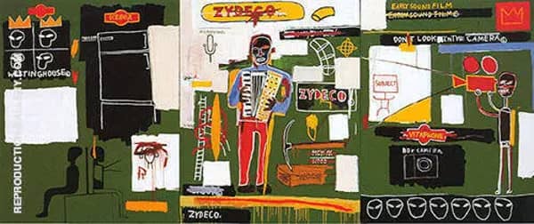 Zydeco by Jean Michel Basquiat | Oil Painting Reproduction