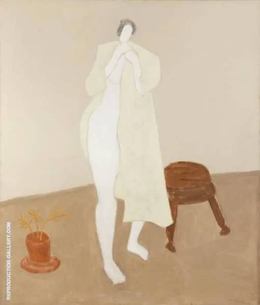 Robed Nude by Milton Avery | Oil Painting Reproduction