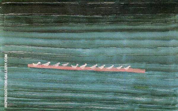 Seabirds on a Sandbar by Milton Avery | Oil Painting Reproduction