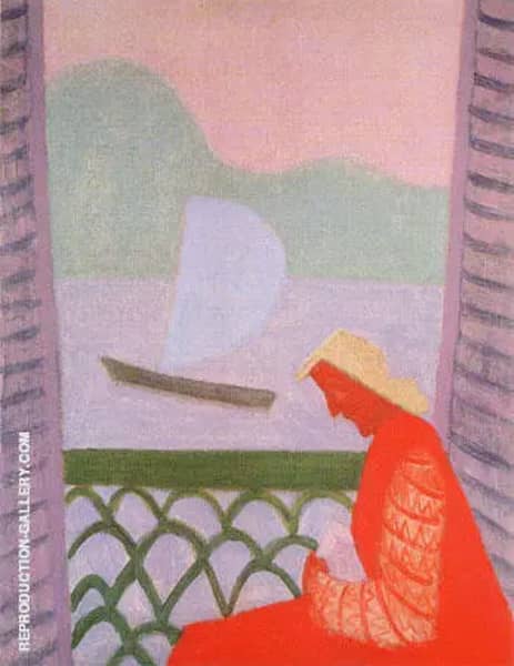 March on the Balcony by Milton Avery | Oil Painting Reproduction