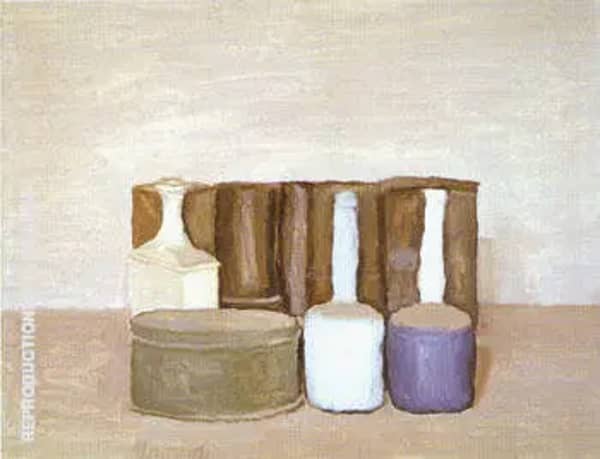 Still Life 1954 2 by Giorgio Morandi | Oil Painting Reproduction