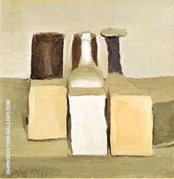 Still Life 1955 by Giorgio Morandi | Oil Painting Reproduction