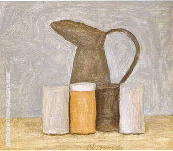 Still Life 1961 1 by Giorgio Morandi | Oil Painting Reproduction
