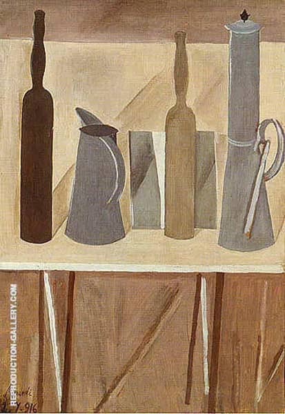 Still Life 1916 B by Giorgio Morandi | Oil Painting Reproduction