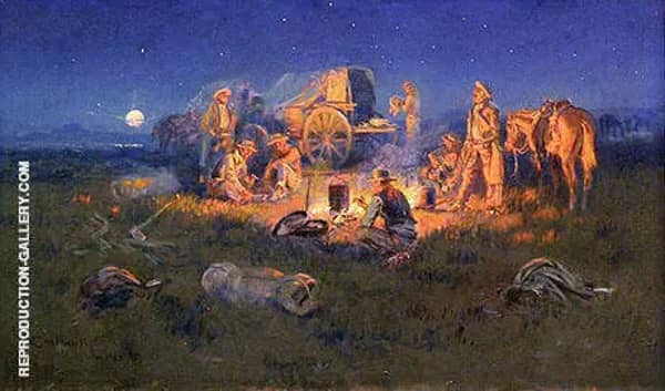 Laughing Kills Lonesome 1925 | Oil Painting Reproduction