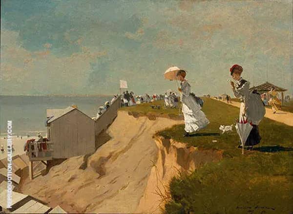 Long Branch New Jersey 1869 by Winslow Homer | Oil Painting Reproduction