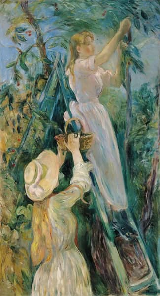The Cherry Tree 1893 by Berthe Morisot | Oil Painting Reproduction