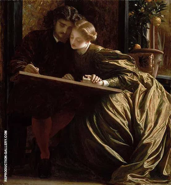 Painter's Honeymoon 1864 by Frederic Leighton | Oil Painting Reproduction