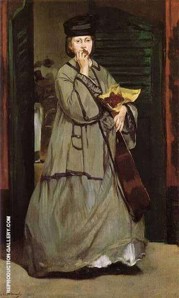 Street Singer c1862 by Edouard Manet | Oil Painting Reproduction