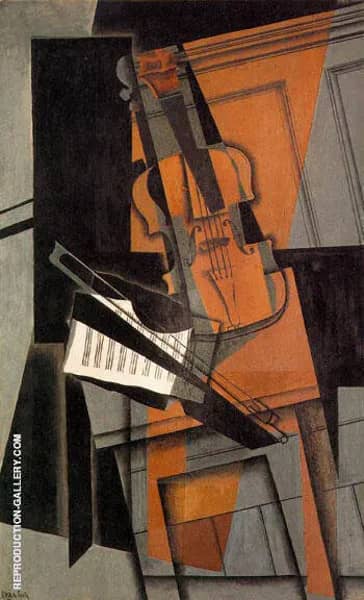 The Violin 1916 by Juan Gris | Oil Painting Reproduction
