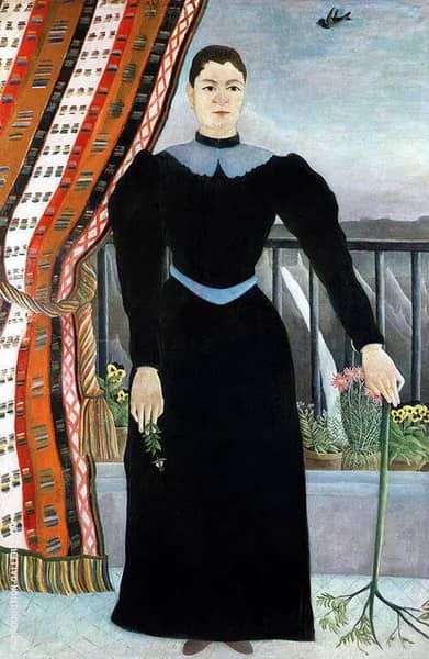 Portrait of a Woman by Henri Rousseau | Oil Painting Reproduction