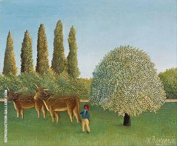 The Pasture 1910 by Henri Rousseau | Oil Painting Reproduction