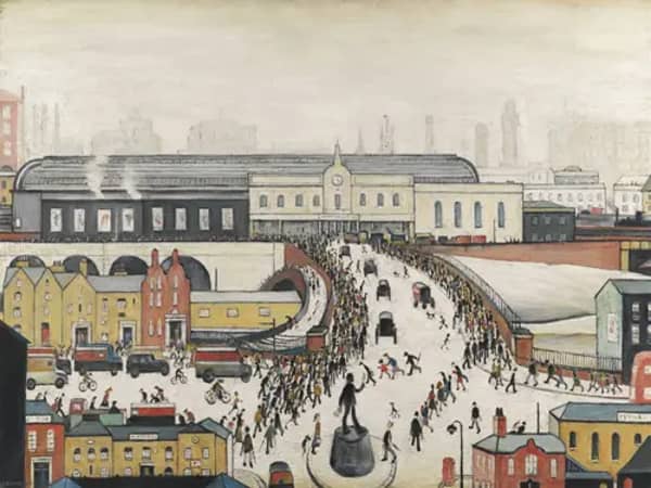 Manchester Exchange Railway Station (Station Approach) | Oil Painting Reproduction