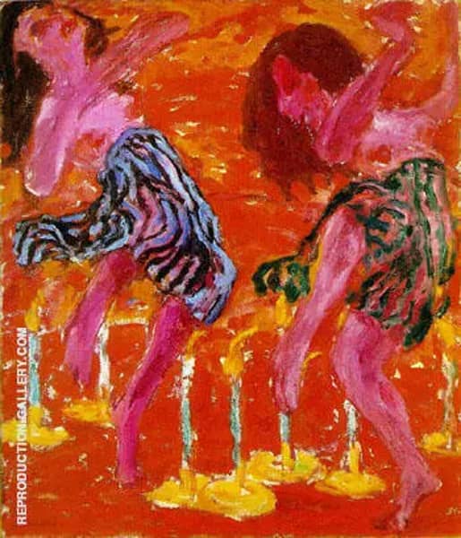 Candle Dancers 1912 by Emil Nolde | Oil Painting Reproduction
