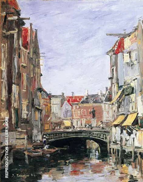 La Place Ary Scheffer, Dordrecht | Oil Painting Reproduction
