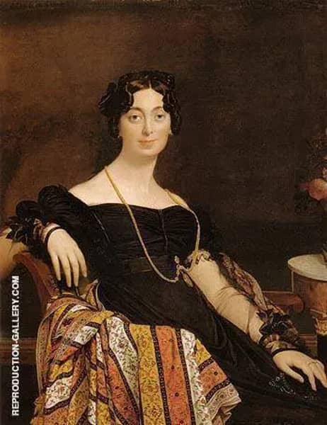 Madame Jacques Louis Leblanc 1823 | Oil Painting Reproduction