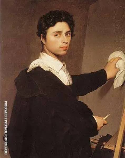 Copy after Ingres s 1804 Self Portrait | Oil Painting Reproduction