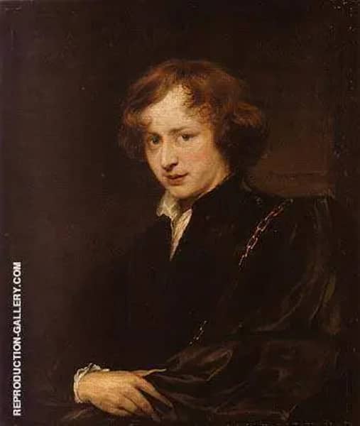Self Portrait 1617 by Van Dyck | Oil Painting Reproduction