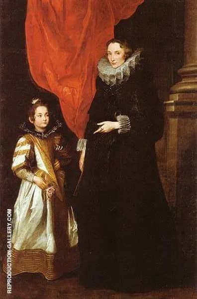Geronima Sale Brignole and her Daughter | Oil Painting Reproduction