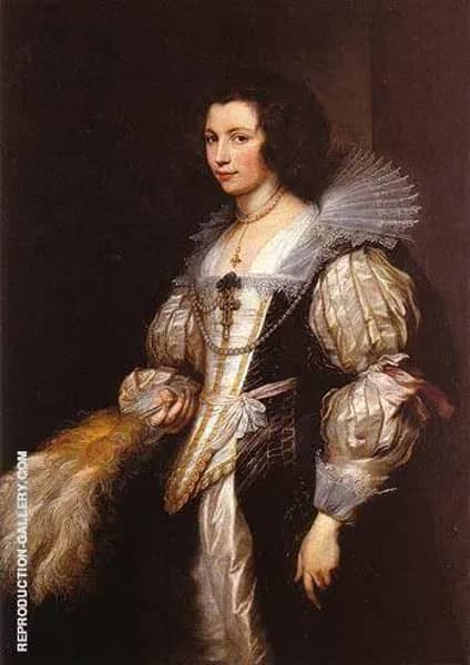 Maria Luigia de Tassis by Van Dyck | Oil Painting Reproduction