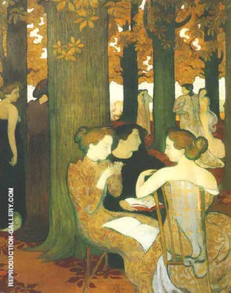 The Muses 1893 by Maurice Denis | Oil Painting Reproduction