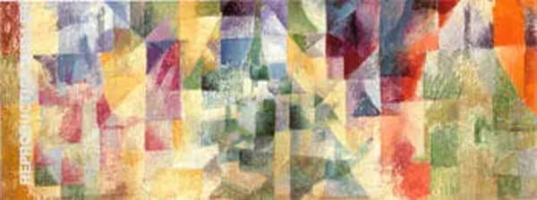 Windows in Three Parts 1912 by Robert Delaunay | Oil Painting Reproduction