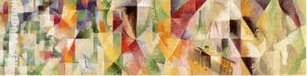 Windows on the City First Part Simultaneous Contrasts 1912 | Oil Painting Reproduction