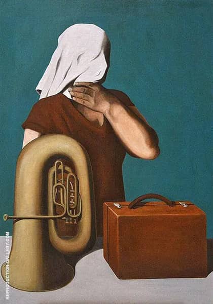 The Central Story 1928 by Rene Magritte | Oil Painting Reproduction