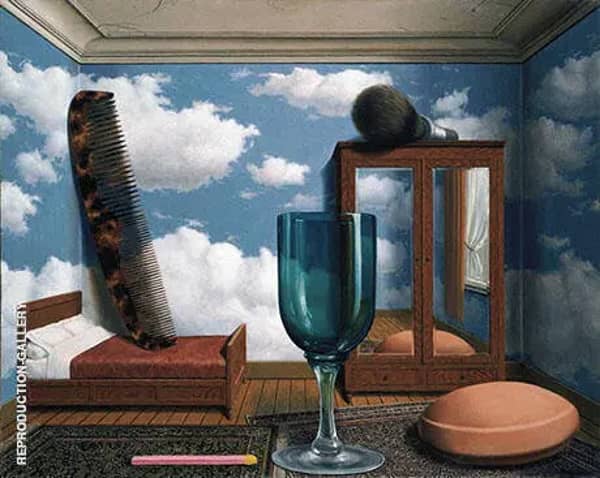 Personal Values c1951 by Rene Magritte | Oil Painting Reproduction